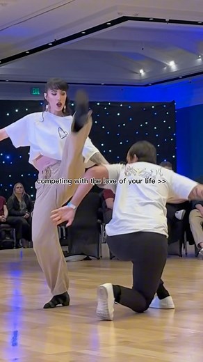 There’s nothing better than dancing with babe, Hugo Miguez🤩💖 #teamstacyandhugo #westcoastswing #dance #professionaldancers #improvdance | Stacy Kay