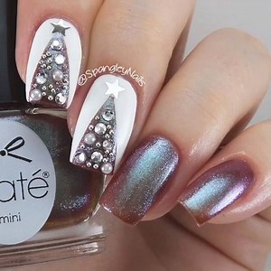 508K views · 12K reactions | Amazing Nail Art Designs for Christmas Holiday By: SpangleyNails https://bit.ly/2LaaV7F | VNnails | Facebook