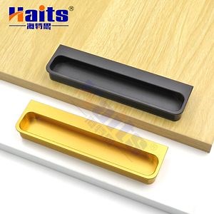 [Hot Item] Aluminum Alloy Handle Furniture Components Kitchen Cabinet Drawer Pull Golden Aluminum Handles