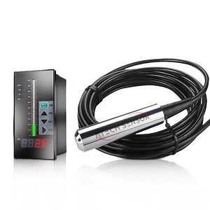 [Hot Item] Wholesale Digital Pressure Gauge with Wireless Liquid Level Sensor (Black, Stainless Steel)