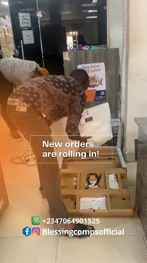Our team is all hands on deck as orders flow in. Your gadgets are on their way to you!  Visit our website for more information: www.blessingcomputers.com Contact our sales representatives for inquiries and orders:  SANDRA - 07064901525  GANIAT - 08121981784  ALEX - 08023859617  MARIA - 08112200873  PASCAL - 08094003566 Office Address: No 15, Kodesoh Street, Ikeja, Lagos. #BlessingComputers #OrderAlert | Blessing Computers Limited | Facebook