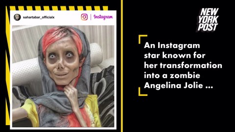 Instagram star ‘Zombie Angelina Jolie’ gets 10 years in Iranian prison