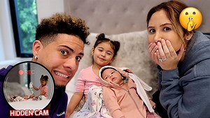 ELLE BABYSITS HER NEWBORN SISTER ALONE 😱 | The ACE Family