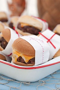 Bacon Cheeseburger Sliders | Paula Deen