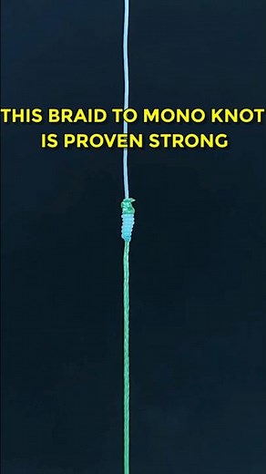A Proven Way to Connect Braid to Mono — Strong and Reliable #fishing #fishingknot #braid