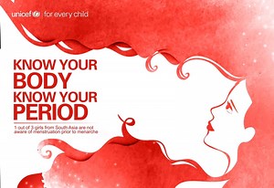 Young girls are still not aware that menstruation is a biological process that occurs every month and it is NOT a disease. #NoChutti #NoDar | UNICEF Pakistan