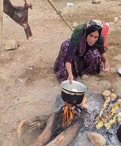 A timeless nomad dessert recipe passed down through generations—pure, rich, and full of flavor! 🌾🔥 #GheeMaking #NomadCooking #TraditionalRecipe #VillageLife | Melaine