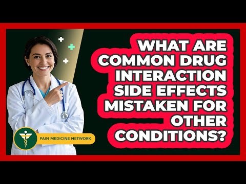 What Are Common Drug Interaction Side Effects Mistaken For Other Conditions? - Pain Medicine Network