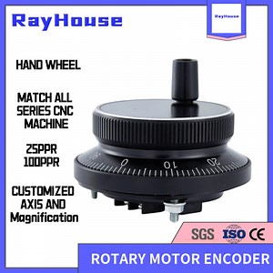 [Hot Item] Rotary Encoder Hand Wheel Mpg Manual Pulse Generator for CNC Machine, 160X80 mm Shell