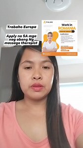 Massage therapist bound for Romania #job #jobsearch #europe #everyone #ofwlife #ofwlifereels | Abegail Zeta Jose