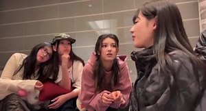 mj: You look really pretty today. dn: No, unnie, you’re prettier. mj: Arigatou-seyo~~ hehe mj: I’m sorry, I’m just so into it lately. dn: Noo..~ minji 😂 | Hyein Mhdhh