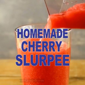 Now you don’t have to head to the corner store for your favorite frozen drink. Make this Homemade Cherry Slurpee that tastes just like the original. Yummy! FULL PRINTABLE RECIPE HERE: https://www.kleinworthco.com/homemade-cherry-slurpee/ | Yummi Haus - Deliciously Easy Recipes