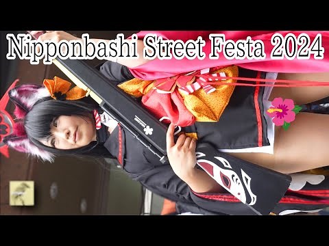 👑【ストフェス2024】史上最強コスプレイヤー＆スクープカメラマン🎥ブルアカワカモ⭐日本橋ストリートフェスタ年齢制限付 Cosplay event, Nipponbashi Street Festa