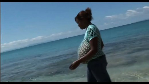 Topless model with HUGE boobs, running on the beach at 2:28 in "Dominican glamor model, Feminist activist Mio.Supporting FreeTheNipple movement on a Caribbean beach" - YTboob