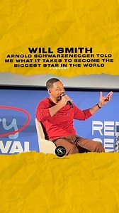 36K views · 36 comments | @willsmith - @schwarzenegger told me what it takes to become the biggest star in the world. #willsmith #arnoldschwarzenegger  @redseafilm | VSG entertainment | Facebook