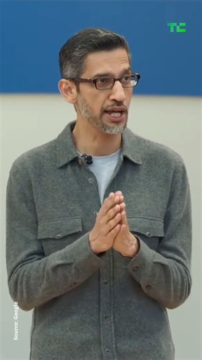 59K views · 154 reactions | Google CEO Sundar Pichai explains how AI is about to take over your searches, live from #GoogleIO | TechCrunch | Facebook