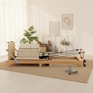 [Hot Item] Professional Oak Wood Reformer - Foldable, Smooth Glide, and Easy to Store