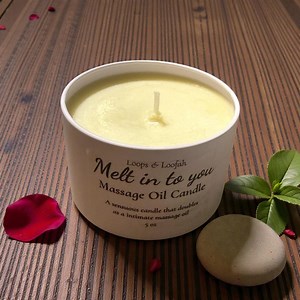Massage Oil Candle - Etsy Canada