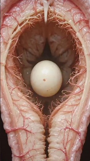 Ovum Capture in Fallopian Tube | Real Human Anatomy | No CGI#MedicalAnimation #HumanReproduction3D