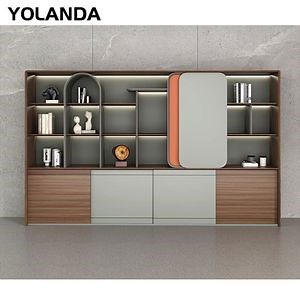 [Hot Item] Yolanda Furniture Modern Office Storage Cabinet Wood File Cabinet for Home Bedroom School Living Room Warehouse Use