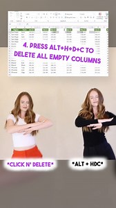 Remove empty columns in seconds 🕛 | Miss Excel