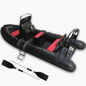[Hot Item] Rancoo Golden Supplier Custom Full Size PVC Boat Hypalon Boat Fishing Pontoon Sale Inflatable Boat with Motor