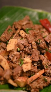 Mutton Sukka | Madurai special Mutton Sukka | Mutton Varuval | Mutton Fry | Mutton Chukka Savor the rich and aromatic flavors of Mutton Sukka, a dish where tender mutton pieces are slow-cooked with a blend of traditional spices, coconut, and herbs. Each bite is packed with a burst of flavor, from the warmth of the spices to the subtle sweetness of the coconut. Perfectly dry and full of taste, this is a true treat for those who love authentic, home-style meat dishes. #mutton #nonveg #reeloftheday