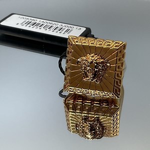 Versace Gold Medusa Signet Ring