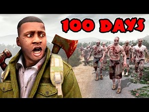 I Spent 100 DAYS in a ZOMBIE Apocalypse! (GTA 5 - Part 2)