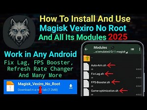 How To Install And Use Magisk Vexiro & Modules No Root Any Android || 2025