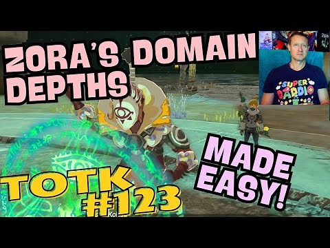 TotK123 How To Find The Abandoned Lanayru Mine & Kill Master Kohga - Zora's Domain & Lanayru Depths