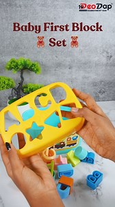 🧸 Baby First Block Set – Non-Toxic ABCD Geometric Shape Sorting & Stacking Toy (1 Set) 🎨🔤 💰 Price: ₹163.00 🆔 SKU: 18744_baby_first_block_set_16pc ✅ Safe & non-toxic material for kids ✅ Helps in learning ABCD, shapes, and colors ✅ Enhances hand-eye coordination & brain development ✅ Fun, educational, and perfect for toddlers 🛒 Shop Now: www.DeoDap.in (link in bio) 📞 Call: 91 96386 66602 #BabyToys #LearningToys #ToddlerFun #ShapeSorting #ABCDToys #StackingBlocks #MontessoriToys #Educational