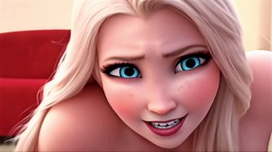 Elsa begs you to cum for her all over her in every hole she has JOI