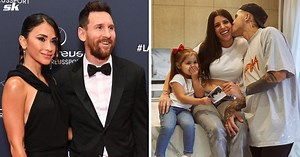 PSG superstar Lionel Messi's wife Antonela Roccuzzo reacts as Enzo Fernandez and Valentina Cervantes announce they will be parents for second time