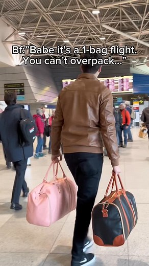 Backpacks and suitcases are out of fashion ✨ #bag #luggage #dufflebag #bags #travel #luggagebag #carryon #flights #airline #lifehacks #musthave #fyp #reels | Couvelli