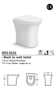 [Hot Item] Ceramic Water Closet Rimless Back to Wall Toilet Wholesale Sanitary Ware Wc