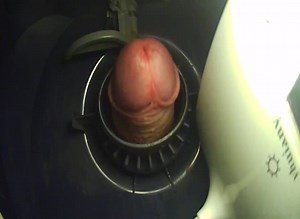 Vacuum Cleaner cumshot from inside