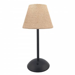 The Burlap Lamp Shade – Rustic Natural Texture for Cordless Table Lamps | Farmhouse & Cozy Decor - Etsy