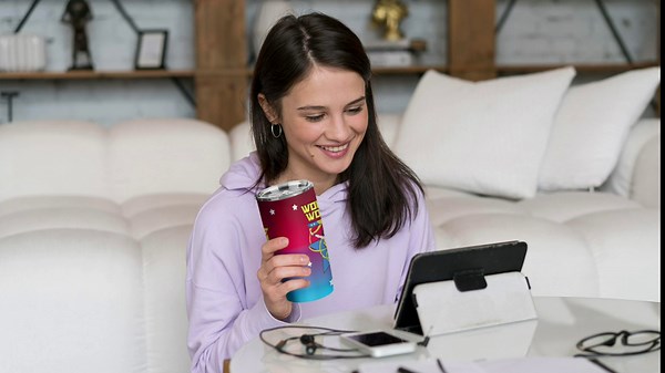 20 Oz Stainless Steel Tumbler Leak Proof Tumbler with Straw and Lid, Travel Coffee Mug for Home Outdoor, Thermal Cups for Hot and Cold Drinks