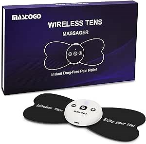TENS Unit, Rechargeable Compact Wireless TENS Unit - 510K Cleared Eligible Electric EMS Muscle Stimulator Pain Relief Therapy, for Back Shoulder Leg Neck Pain Relief