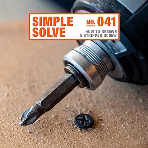 A stripped screw can be hard to remove if you don’t know how. From using pliers to rubber bands, here are some helpful tips. | The Home Depot
