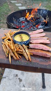 Duck Steak Frites | Over The Fire Cooking by Derek Wolf