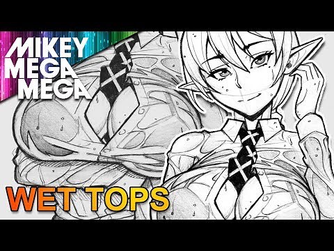How To Draw WET SHIRTS FOR ANIME MANGA