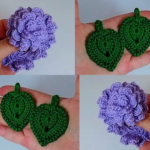 2.3K views · 72 reactions | Easy Crochet Rose Flower Makingeasy knitted flower / Rose motif flower / knitted leaf | Knitting And Crochet | Facebook