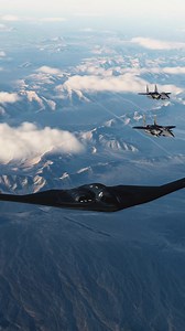 1M views · 43K reactions | VENEZUELA: An American B-2 Spirit is escorted by F-15E Strike Eagles in a show of force over Venezuela #venezuela #b2spirit #f15estrikeeagle #usa #usaf #america #airforce #trendingnow #viralreelschallenge | iceman_fox1 | Facebook