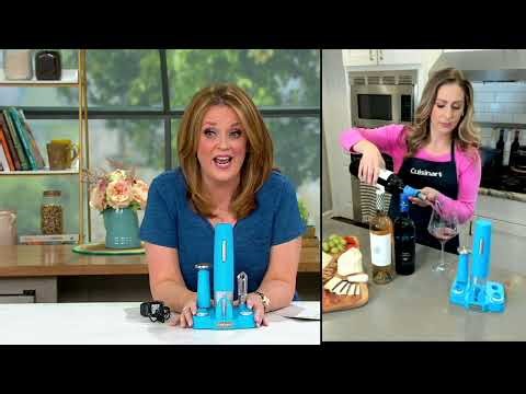 Cuisinart Cordless Wine Opener Set with Aerator on QVC