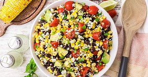 Black Bean Roasted Corn Salad