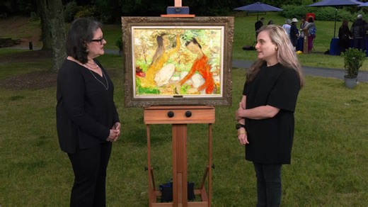 #AntiquesRoadshow heads to Raleigh in search of treasures, including 1994 Maya Angelou Spingarn Awards, a 1939 autographed Baseball Hall of Fame program and a Le Pho La Cueillette des Pommes Cannelle oil, ca. 1950. One is $60,000 to $100,000! #TonightOnSCETV at 8:00 p.m. | South Carolina ETV | Facebook