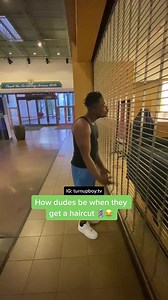 When dudes get a haircut #turnupboytv #comedy #couples #haircut #barber #reels #funnyvideos #fyp #theshaderoom | Turnupboytv