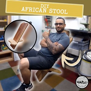 Authentic & Unique African Stool Build *DIY* | Hassan Abu-Izmero HABU